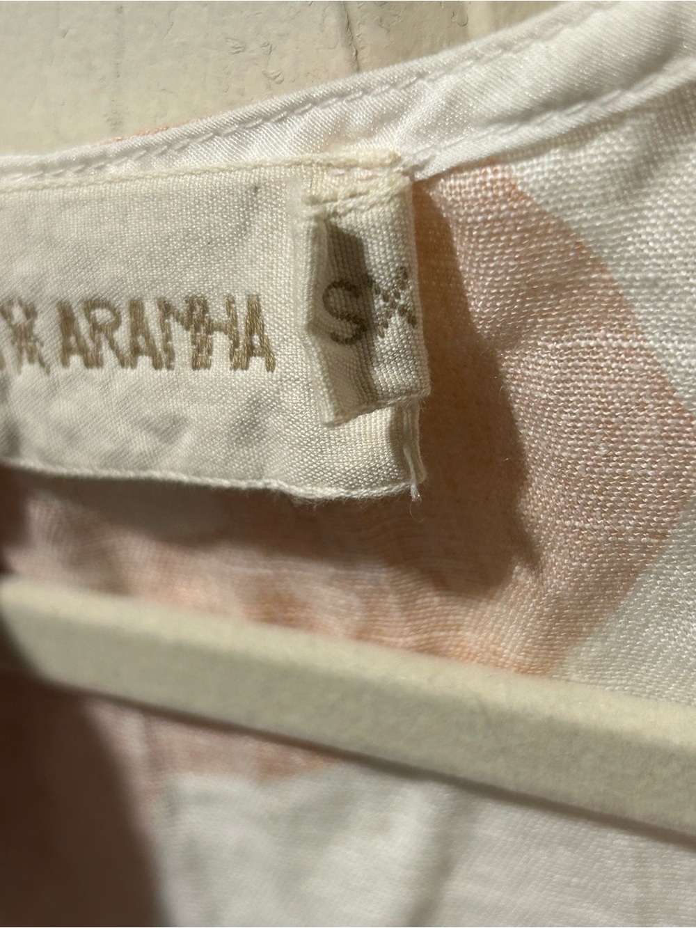 Flavia Aranha Linen 100% Clarissa Linen Top Cropped , size XS - Picture 7 of 8